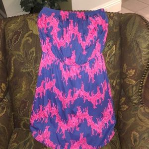 Lilly Pulitzer Strapless Sun Dress